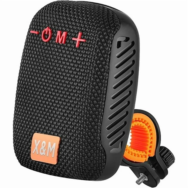 wonima11 Portable Bluetooth for Bike, IPX5 Waterproof Wireless Traveling Bicycle Speakers, Integrated Design Bicycle Speaker with Loud Sound for Riding, TWS Mini Outdoor Speaker