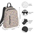 thumbnail image 2 of Yiaed Paisley Flowers Print Lightweight Backpack Travel Backpacks Hiking Daypack for Women Men, 2 of 5