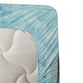 thumbnail image 4 of Ambesonne Turquoise Fitted & Top Sheet Set with Sham, Geomeric Chevron Art, Turquoise, 4 of 5