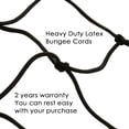 thumbnail image 5 of 'ODOMY 47"x 34" Cargo Net Bungee Nets Stretches to 80"x 60"， Tight 3.15”x3.15”Mesh Holds More Than 200 lbs Load Easily Adaptable to Pickup Truck Bed and SUV Rooftop Travel Luggage Rack, 5 of 9