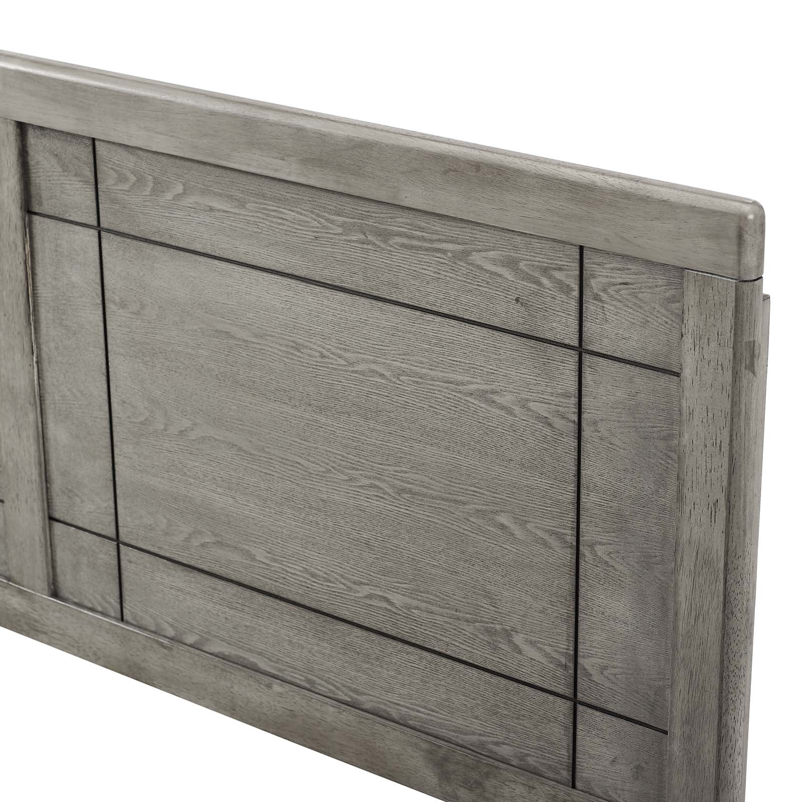 Headboard, King Size, Wood, Grey Gray, Modern Contemporary Urban Design, Bedroom Master Guest Suite