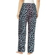 thumbnail image 6 of Pajama Pants Women, retro&nbsp;Leopard print trendy Sweatpants Soft Sleep Lounge Pants, Casual PJ Bottoms Pants with Pockets, 6 of 7
