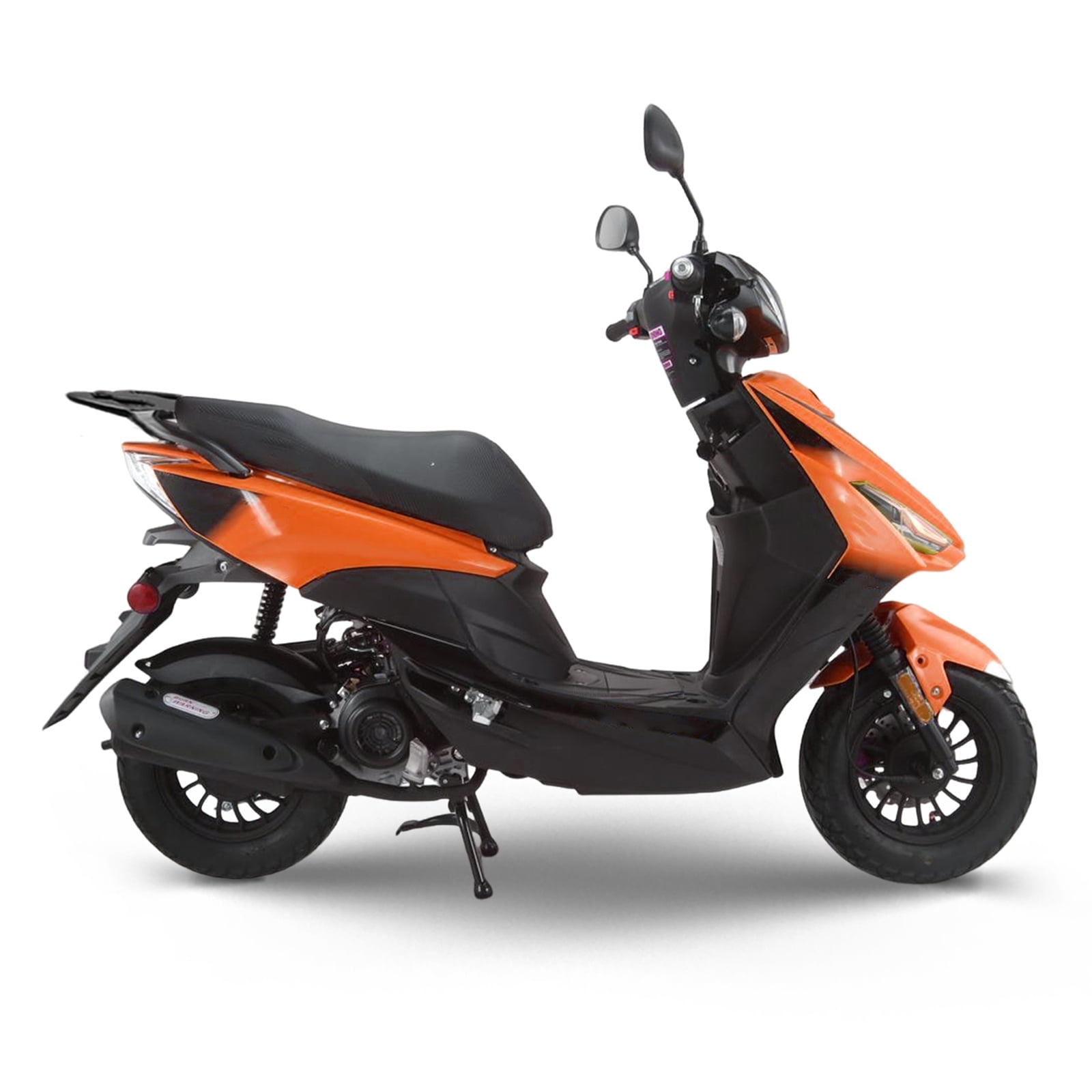 WAWA New 200cc Adult Moped Gas Motorcycle with LED Lights
