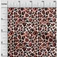 thumbnail image 1 of oneOone Cotton Poplin Dark Peach Fabric Giraffe Animal Skin Sewing Material Print Fabric By The Yard 42 Inch Wide, 1 of 4