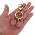 thumbnail image 5 of LOLIPPYY Sparkling Rhinestone Cherry Keychain Zinc Alloy Charm for Handbag Or Backpack, 5 of 8