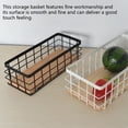 thumbnail image 3 of Toystoory Cesta de almacenamiento para el hogar Diseño simple Misceláneas Llaves Servilletero Organizador Frutas Snacks Papel higiénico Almacenamiento y organización del hogar Negro, 3 of 6