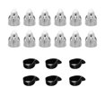 thumbnail image 1 of HLONK 1set Banjo Finger Picks Set Zinc Alloy Finger Picks Adjustable Bass Finger Picks, 1 of 7