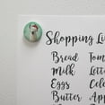 thumbnail image 2 of Fa La La La Llama Christmas Santa Hat Kitchen Refrigerator Locker Button Magnet, 2 of 5