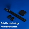 thumbnail image 4 of Drum Air Drum Sticks Kit Multifunctional 3D Motion Sensor 8 Sounds RGB Portable Electronic Drum Set with Foot Pedal, 4 of 7