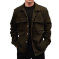 thumbnail image 1 of Sobrecamisa MCHK 8035. Bolsillos en el frente, color verde militar MCHK  Sobrecamisa, 1 of 4