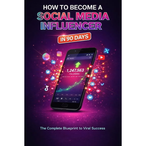 How to Become a Social Media Influencer in 90 Days, (Paperback)