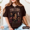 thumbnail image 2 of Tim Curry Actor Tribute Shirt Tim Curry Movie Characters Tee Black Rocky Horror Picture Show Fan Apparel Pennywise Horror Clown Top, 2 of 9