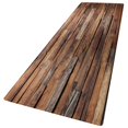 thumbnail image 2 of Soft Flannel Striped Pattern Doormat Floor Mat Anti-slip Carpet Kitchen Mat Door Mat Kitchen Carpet Toilet Rug Porch Doormat A 23.6x70.9”, 2 of 2