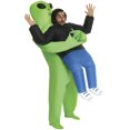 thumbnail image 1 of Adult Unisex Alien Pick Me Up Inflatable Costume, 1 of 5