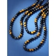 thumbnail image 7 of Mens Healing Crystal Black Obsidian Tigers Eye Hematite Beaded Necklace Jewelry Gifts for Men Stress Relief,Balance, 7 of 7