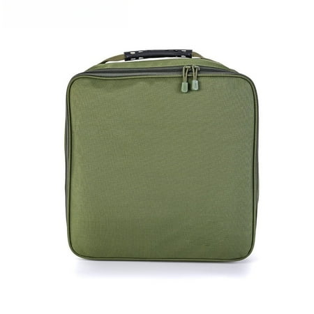DAMIFU Fishing Reel Storage Bag 600D Oxford Fabric Fishing Tackle Carrying Case