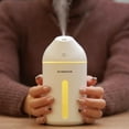 thumbnail image 2 of Jinsinto Air Humidifier, Mini Ultrasonic Humidifier WiFi Compatible Humidifier with Voice Control, Remote Control and Time Function, 2 of 5