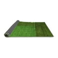 thumbnail image 2 of Ahgly Company Indoor Round Abstract Green Modern Area Rugs, 8' Round, 2 of 4