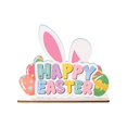 thumbnail image 4 of Wooden Easter Eggs Decoration Letter Sign Statue Home Decor Party Supplies Bunny Ornament for Wedding Halloween Farmhouse Office Desktop, 4 of 8