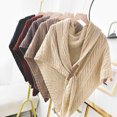 thumbnail image 5 of YUUZONE Pashmina Shawl Scarf Shawl Buckle Shawl Cape For Women Korean New Knitted Shawl, 5 of 19