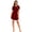 Wine red, variant on MINTLIMIT Women's Nightgown Night Shirt Short Sleeve Lace Trim Sexy Sleepshirt Sleep Dress Sleepwear Nightshirt