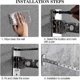 thumbnail image 3 of Wall Mounted Clothes Hanger, Set Of 2 Stainless Steel Folding Wall Mounted Clothes Drying Rack Folding Wall Mounted Clothes Drying Rack Foldable, 3 of 5