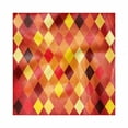 thumbnail image 1 of Geometric Decorative Napkins Set of 4, Argyle Pattern with Colorful Rhombuses Classic Lozenge Geometric Arrangement, Silky Satin Fabric for Brunch Dinner Party, 12", Multicolor, by Ambesonne, 1 of 2