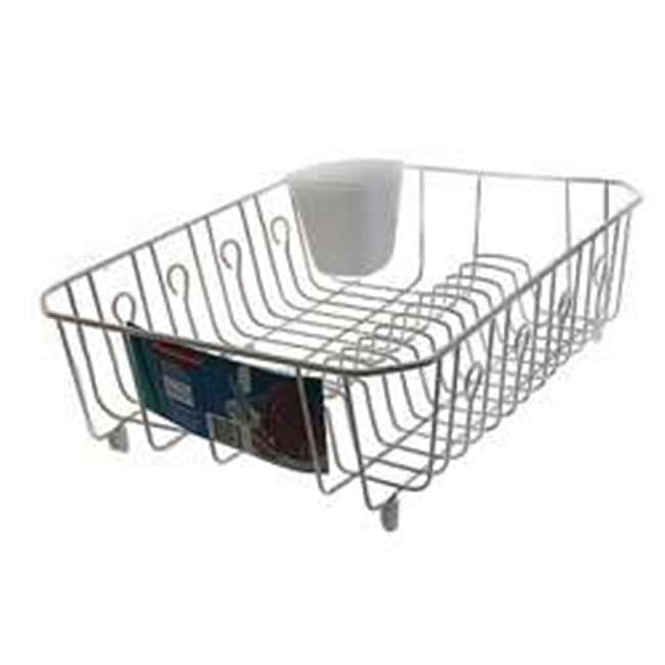 Rubbermaid Large White Dish Drainer 6032ARWHT Pack of 6 Walmart