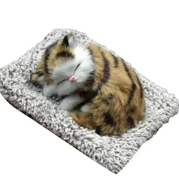 11 Models Small Plush Toy Simulation Cat Doll Sleeping Cat Car Decoration Children Gift Photography Props Christmas Decoration