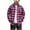 Pink, variant on purcolt Kids Boys and Girls Plaid Shirts Long Sleeve Button Down Lapel Shirts Casual Lightweight Classic Coats with Chest Pockets 4-15 Years