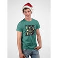 thumbnail image 2 of Bad Vibes Only Creepy Krampus Holiday Men's T-shirt, 2 of 4