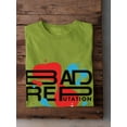 thumbnail image 3 of Bad Reputation Slogan T-Shirt Men -Image by Shutterstock, Male x-Large, 3 of 4