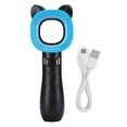 thumbnail image 3 of Ventilador Sin Aspas, Ventilador De Mano Portátil, Flujo De Aire De 360 ​​grados Dentro Y Fuera Del Ventilador USB, Para Exteriores Para El Hogar ANGGREK azul fresco, 3 of 8