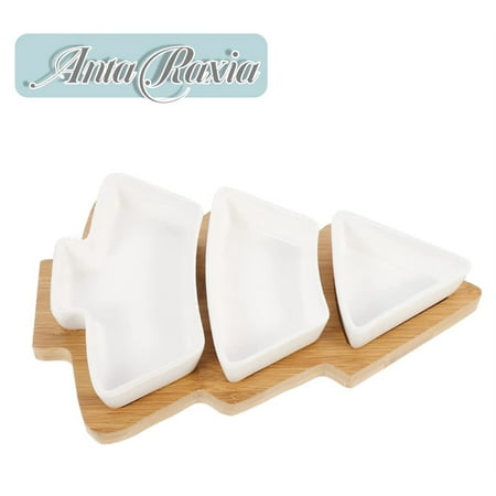 

Christmas Ceramic Serving Dish Removable Xmas Tree