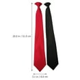 thumbnail image 3 of Corbata con Clip para hombre, corbatas fáciles para hombre, accesorios para corbatas con botones, 2 uds., 3 of 5
