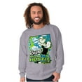 thumbnail image 5 of Cool Popeye Raised By the Hustle Men's Crewneck Sweatshirt Brisco Brands S, 5 of 6