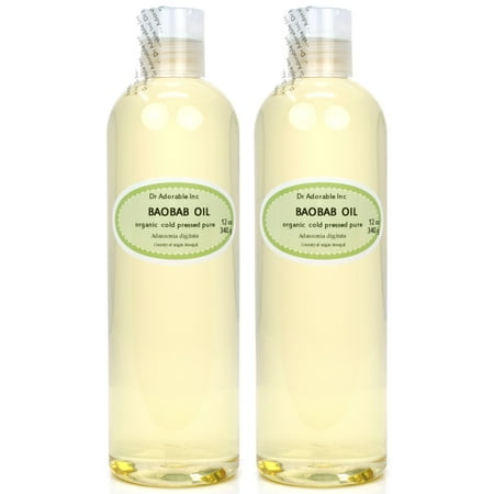 Dr. Adorable - 100% Pure Baobab Oil Organic Cold Pressed Natural Hair Skin Care Anti Aging - 24 oz