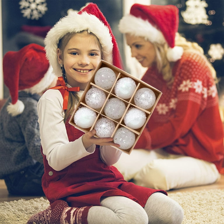 Assorted size christmas ball ornaments deals