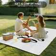 thumbnail image 5 of Fsddascl You Are The Best Outdoor Rug for Patio/Deck/Porch, Non-Slip Large Area Rug 6 x 9 Ft, Black Words Indoor Outdoor Rugs Washable Area Rugs, Reversible Camping Rug Carpet Runner, 5 of 5