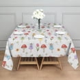 thumbnail image 3 of Flower Fairy Princess Pattern Square Tablecloth,Waterproof Square Table Cover,Wipeable Spillproof Washable Table Cover for Home Kitchen Party Decor 60"x60"(152x152cm), 3 of 6