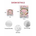 thumbnail image 7 of Easter Gnomes Kitchen Dish Towels for Drying Dishes Set of 3, Colorful Eggs Spring Flowers Branches Pink Waffle Weave Microfiber Hand Tea Bathroom Towels Quick Dry & Absorbent Towel 15.7x23.6, 7 of 7