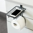 thumbnail image 6 of Roll Paper Towel Holder Toilet Paper Clothes Hanging Rack Paper Hand Towels Hook Cutlery Paper Holder Iron Craft Tissue Rack (white), 6 of 13