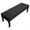 Black, variant on Stretch Dining Bench Cover, Anti-Dust Removable Bench Slipcover Washable Seat Cushion Protector for Bedroom, Kitchen, Hotel, Banquet