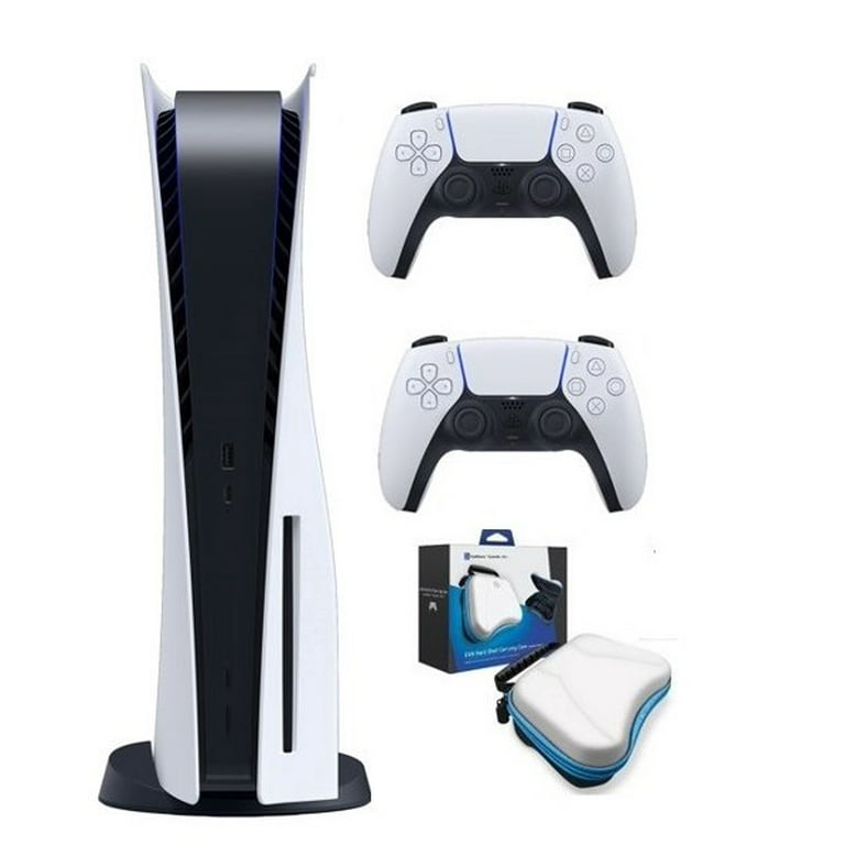 gør det fladt ansvar Alle Sony PlayStation 5 Console (PS5 Disc Console) Disk Version Including Two  Controller and Controller Case - Walmart.com