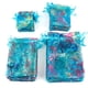 thumbnail image 2 of 50 unids/lote 7x9cm 9x12cm 10x15cm bolsas de Organza coloridas bolsas de embalaje de joyería bolsas de regalo de recuerdo de boda bolsas con cordón Tan Jianjun unisex, 2 of 2