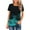 Black, variant on Rezuofi 1 Pcs Womens Casual Short Sleeve Tunic Tops Scoop Neck T Shirts Summer Loose Fit Tunics