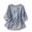 W-Blue, variant on 2026 Womens Summer Tops Embroidered Cotton Linen Blouse 3/4 Sleeve Peasant Tops with V-Neck Ethnic Style