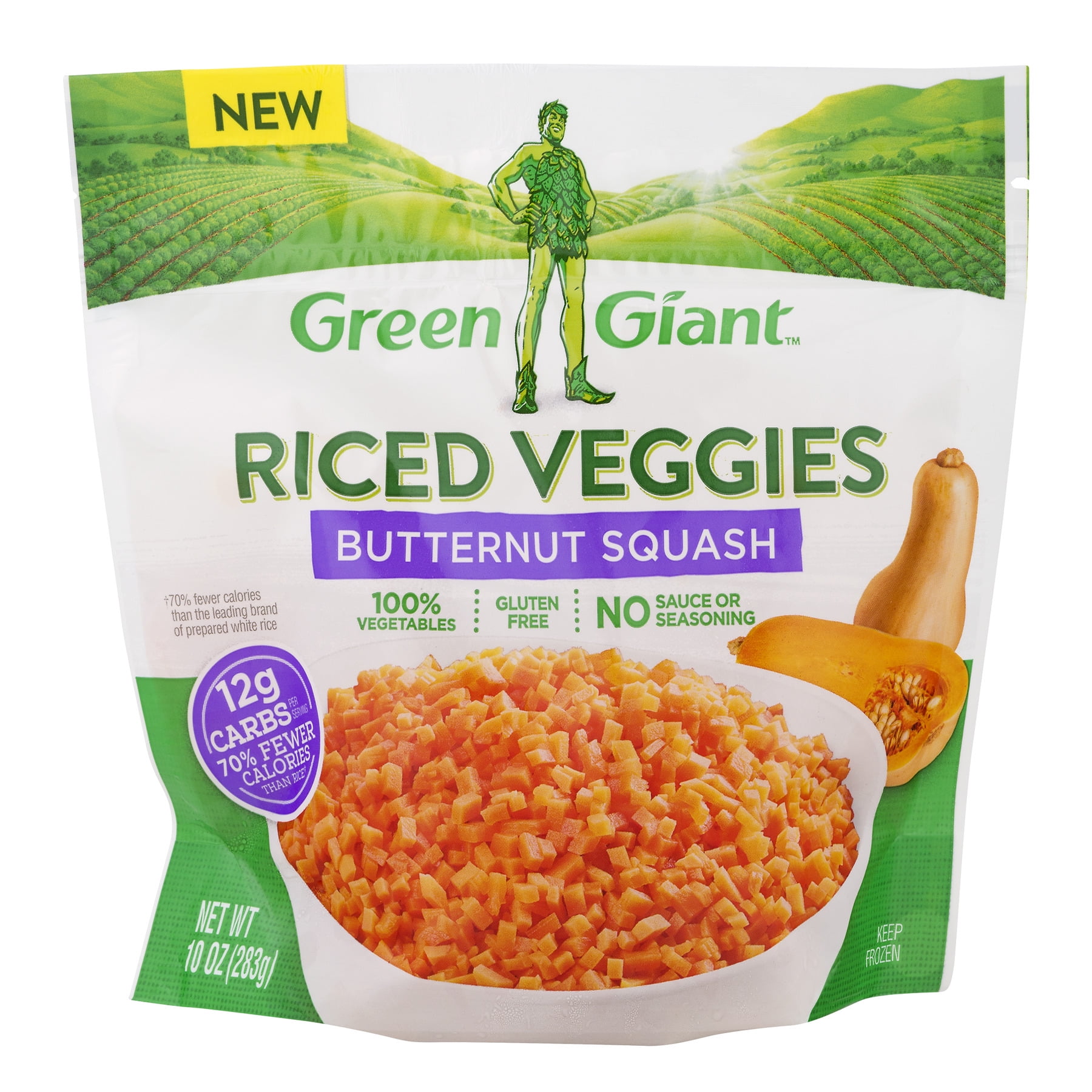 Green Giant Riced Veggies Butternut Squash 10 Oz Bag Walmart Com