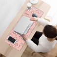 thumbnail image 3 of Long Mouse Pads for Desk,Pink Cow Heart Pattern Desk Mats on Top Of Desks, Desk Mouse Pad Extra Large with 3mm Non-Slip Base and Stitched Edge for Gaming,Office,Work,Home 31.5"x11.8", 3 of 6