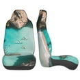 thumbnail image 4 of Fotbe Turquoise Beach Kayaking Pattern Automotive Seat Covers for Cars Trucks and SUVs – Car Seat Covers for Front Seats,Protective Seat Covers,Vehicle Seat Covers, Set of 2, 4 of 9